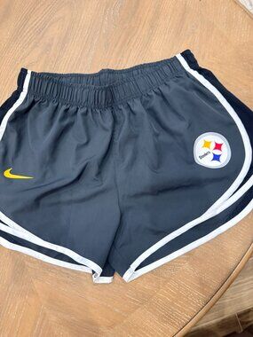 Nike NFL Steelers Dri‑Fit Shorts | Medium | Black/Gray | Performance